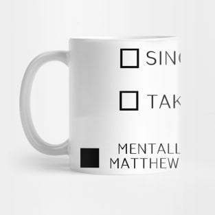 DATING MATTHEW DADDARIO Mug